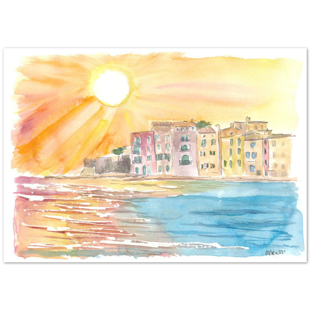Quiet Mediterranean Days in Saint Tropez France