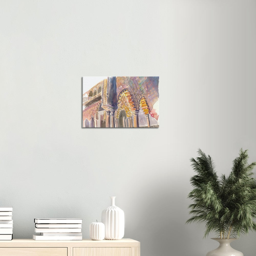 1001 Dreams in Royal Alcazar of Seville - Limited Edition Fine Art Print - Original Painting available