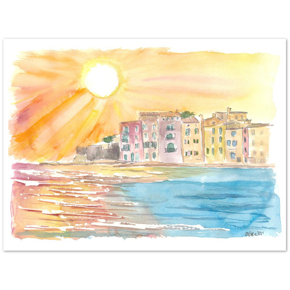 Quiet Mediterranean Days in Saint Tropez France