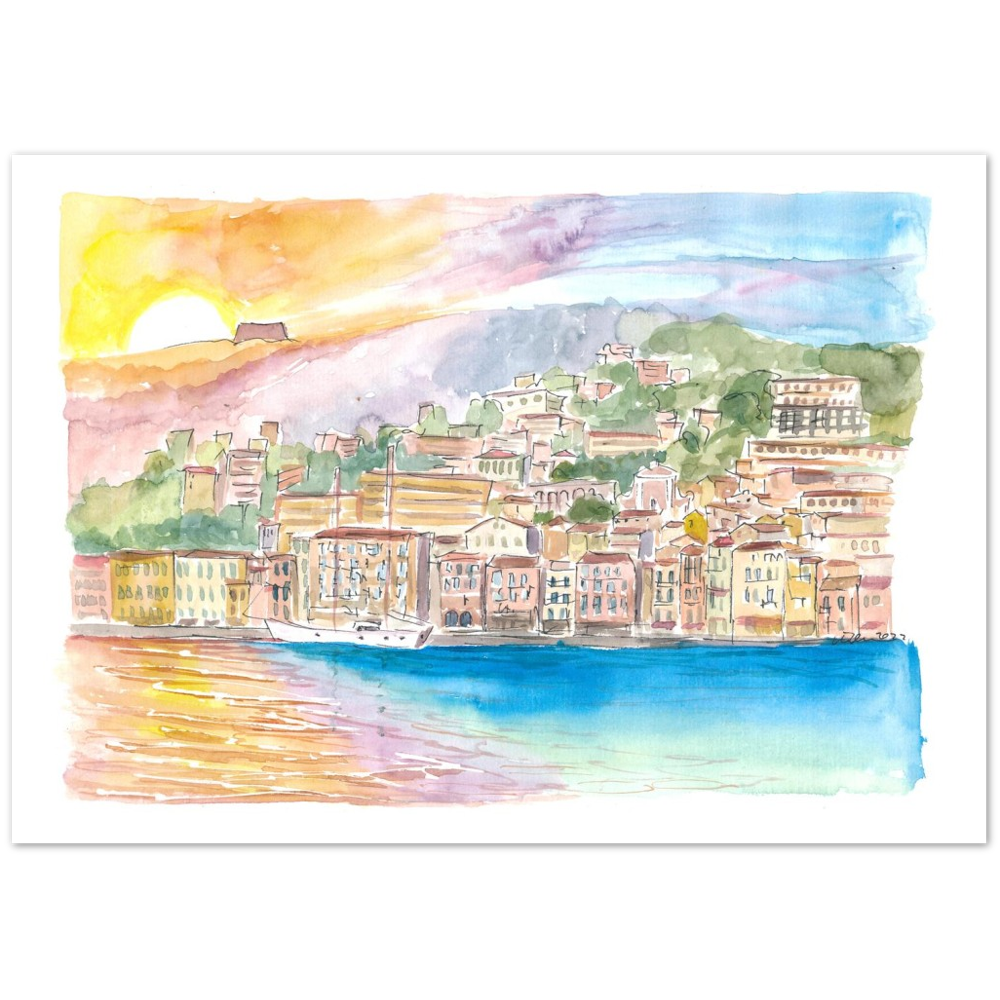 Villefranche-sur-Mer Mediterranean Dreams on French Riviera