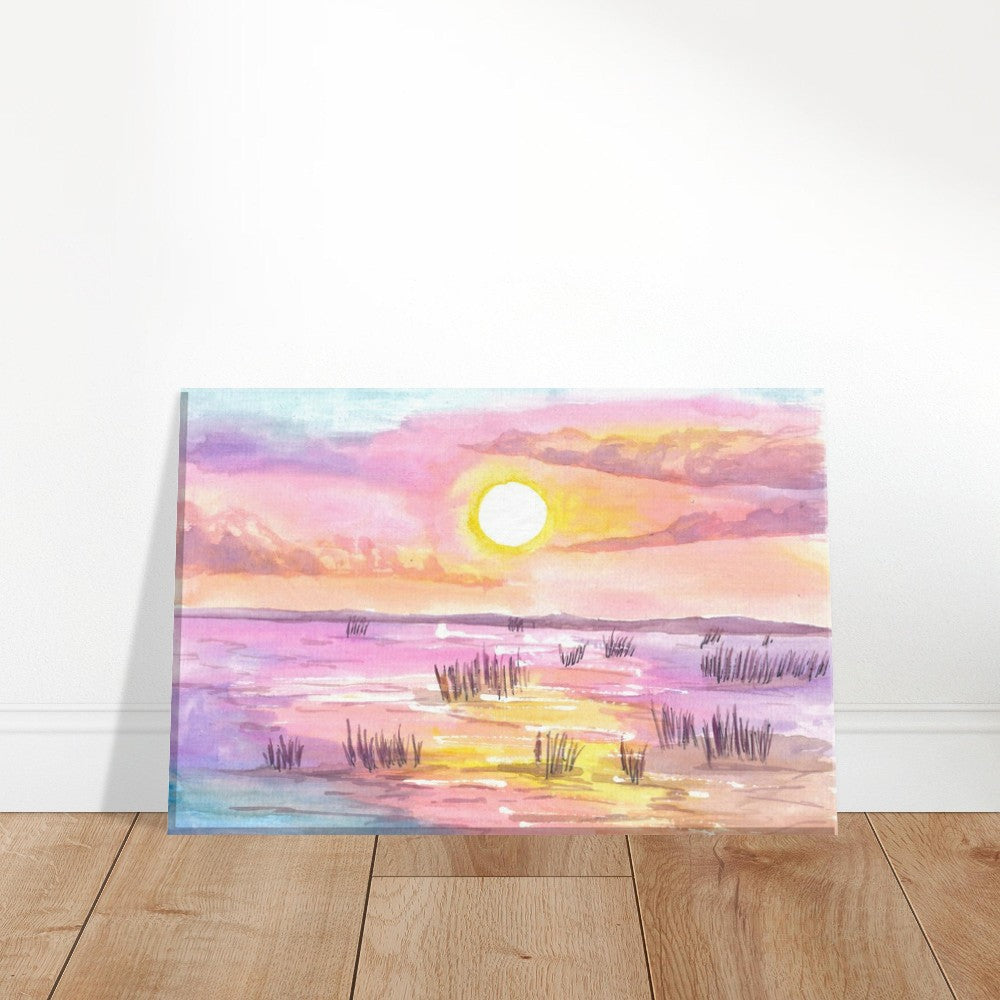Sunset over the Everglades in Florida USA - Limited Edition Fine Art Print - Original Painting available