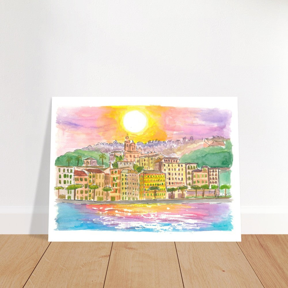 Santa Margherita Ligure the pearl of Tigullia in Italy - Limited Edition Fine Art Print -