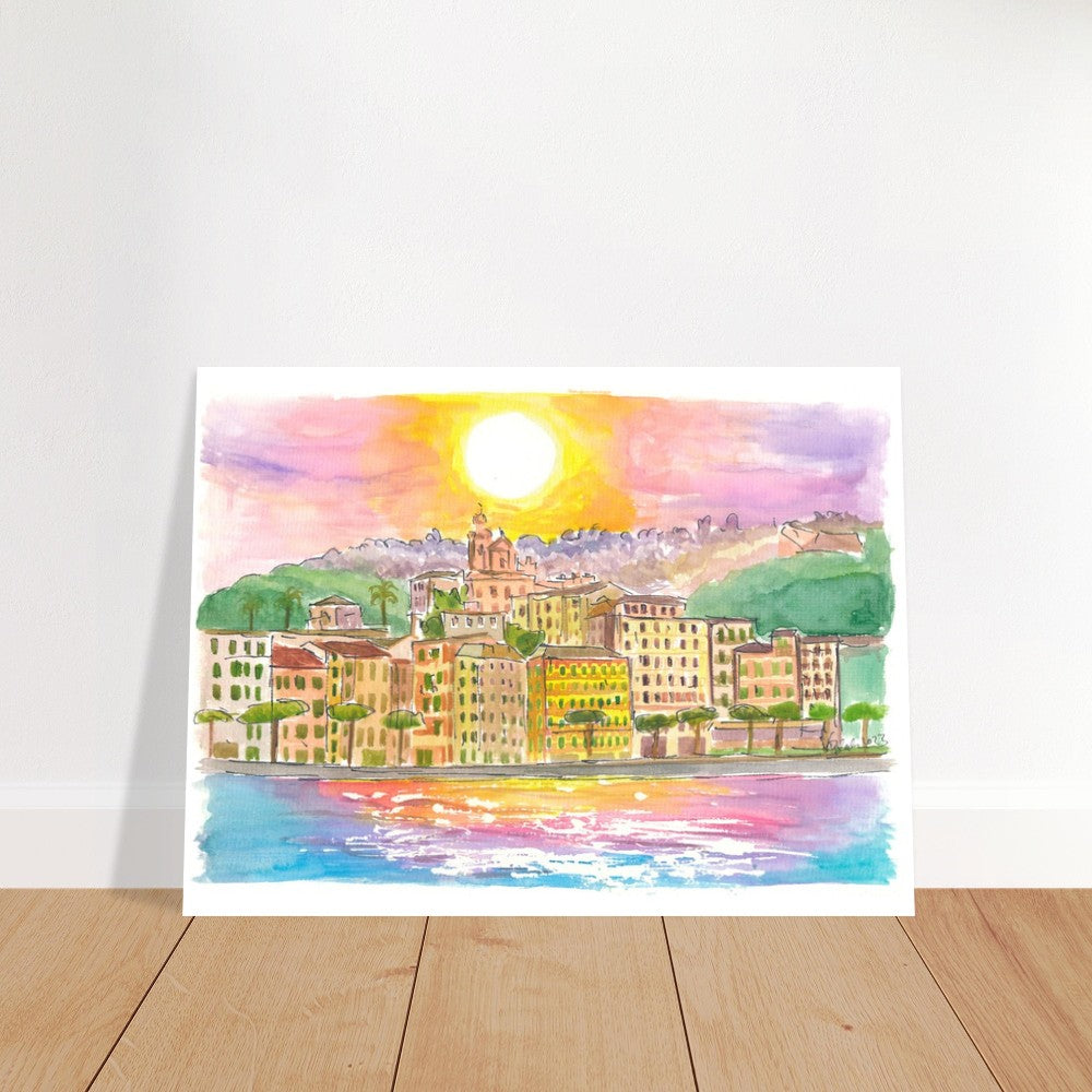 Santa Margherita Ligure the pearl of Tigullia in Italy - Limited Edition Fine Art Print -