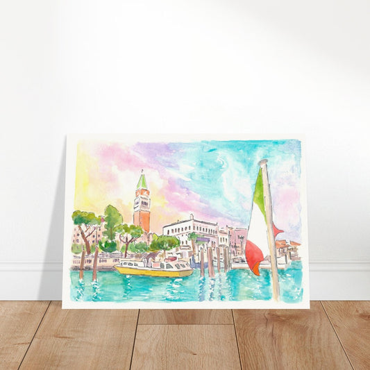 Gorgeous Vaporetto View of San Marco Venice Italy - Limited Edition Fine Art Print - Original Painting available