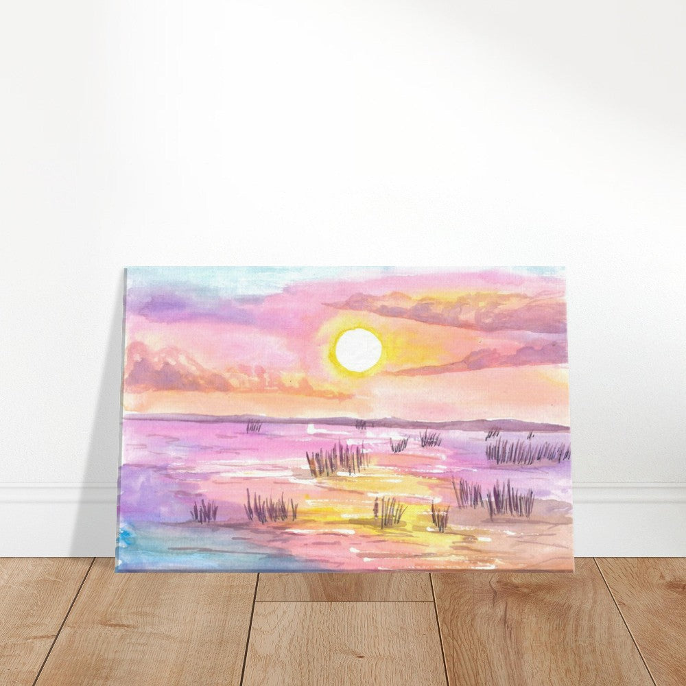 Sunset over the Everglades in Florida USA - Limited Edition Fine Art Print - Original Painting available