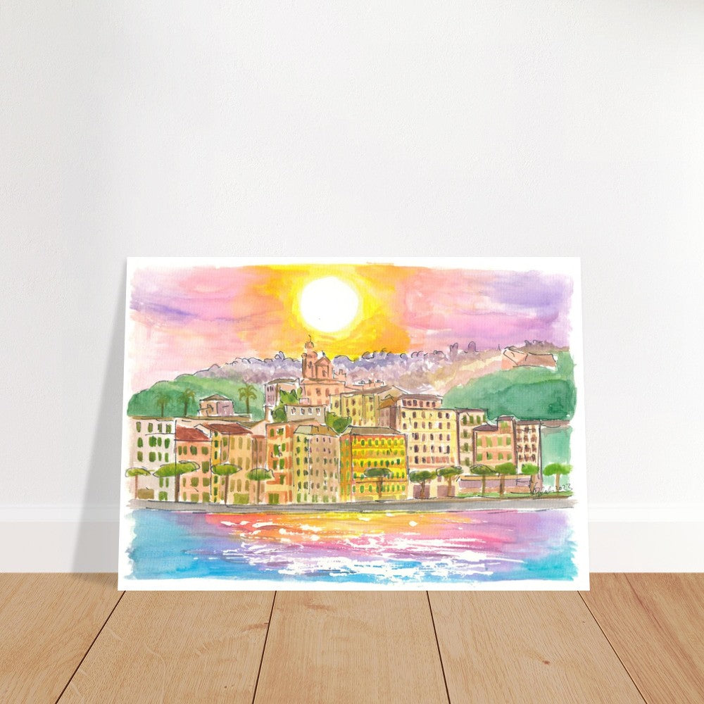 Santa Margherita Ligure the pearl of Tigullia in Italy - Limited Edition Fine Art Print -