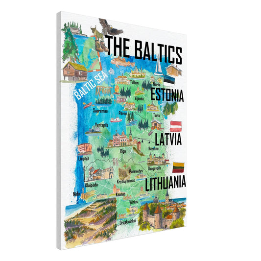 Baltics Drawing Paintings & Art on Canvas or Paper from Travels and Journeys – artshop77