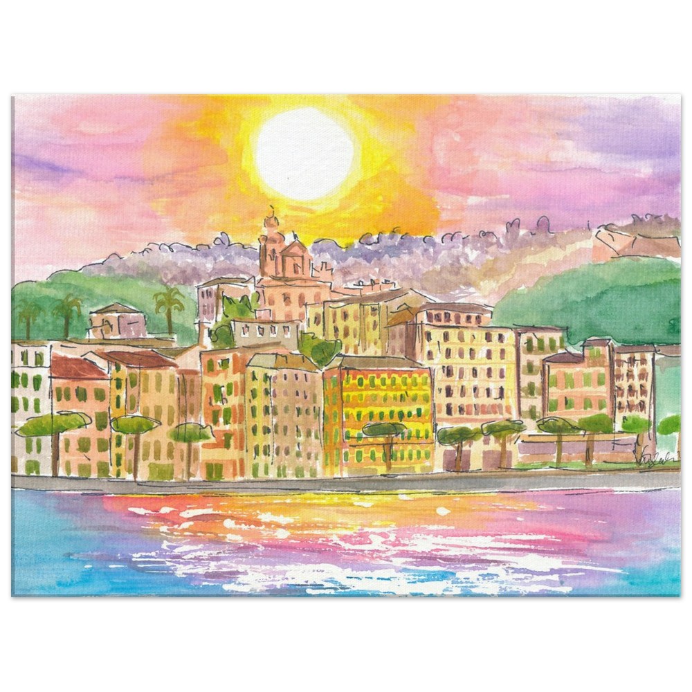 Santa Margherita Ligure the pearl of Tigullia in Italy - Limited Edition Fine Art Print -