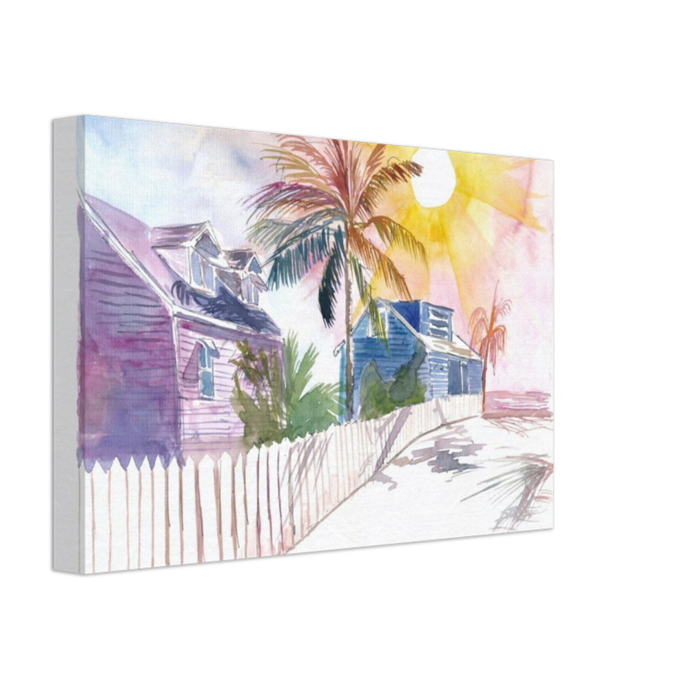 Abaco Cay on Bahamas Sunset with Island Dream Beach Home