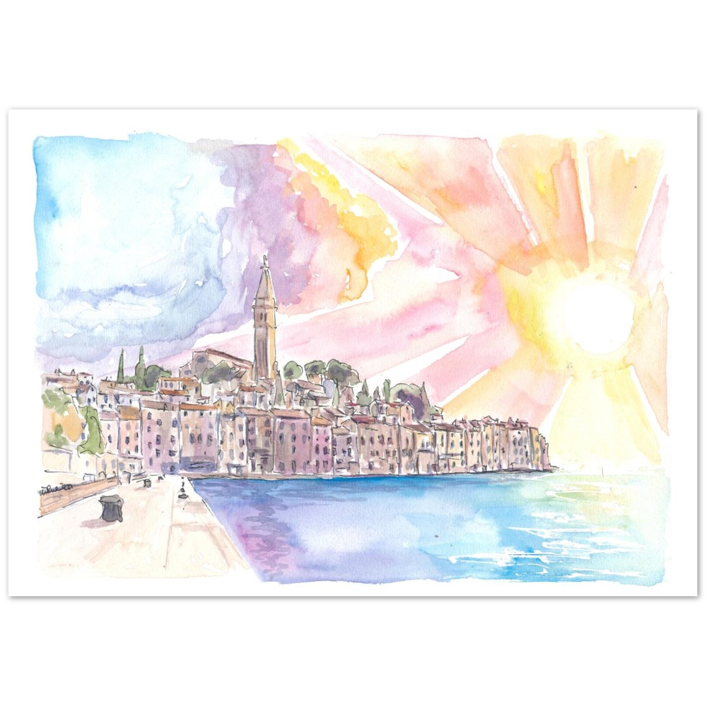 Amazing Rovinj Istrian Peninsula Dream with Waterfront - Limited Edition Fine Art Print